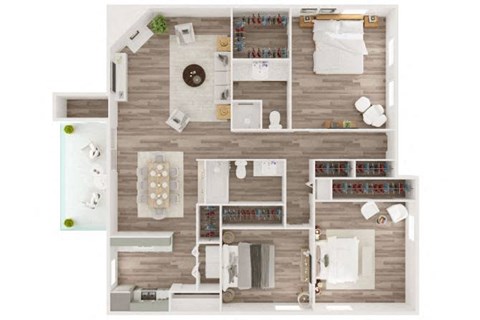 3 bed 2 bath at Water Ridge Apartments, Texas, 75061